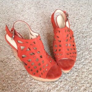 Calvin Klein Orange Wedges